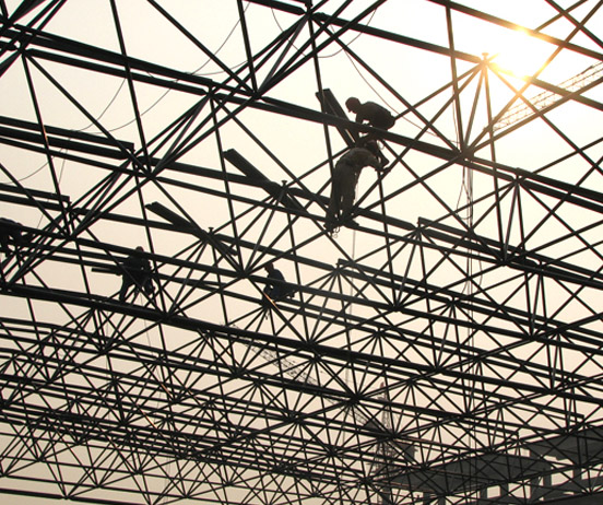 利川厂房网架安装